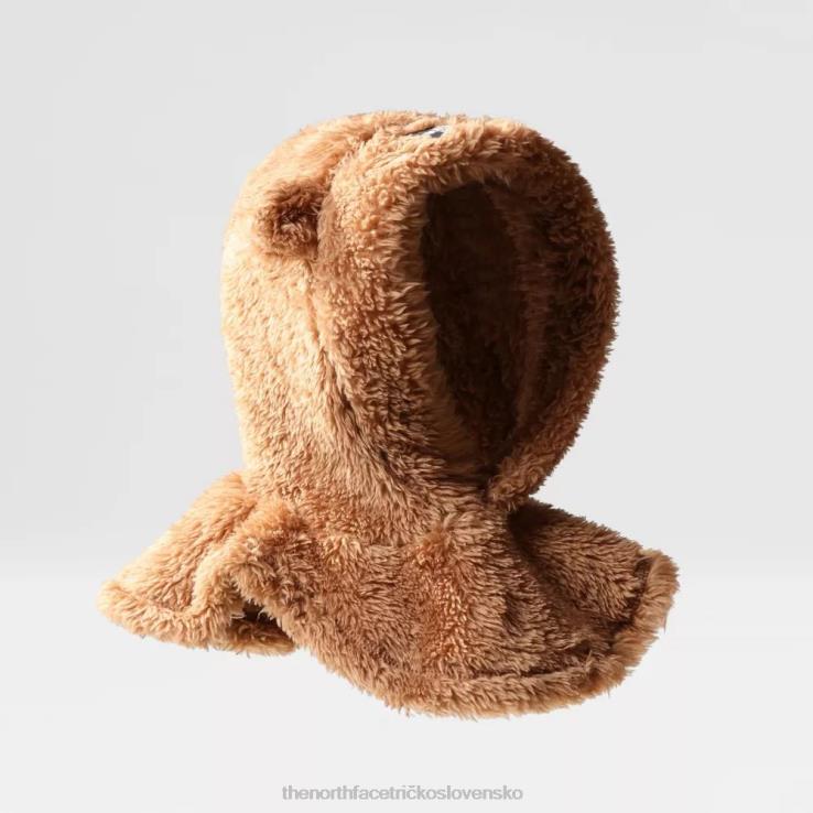 HLH081545 pražená hnedá The North Face baby bear suave oso kapucňa