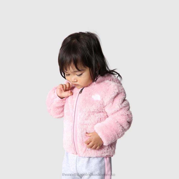 HLH081652 cameo ružová The North Face mikina s kapucňou na zips pre bábätko