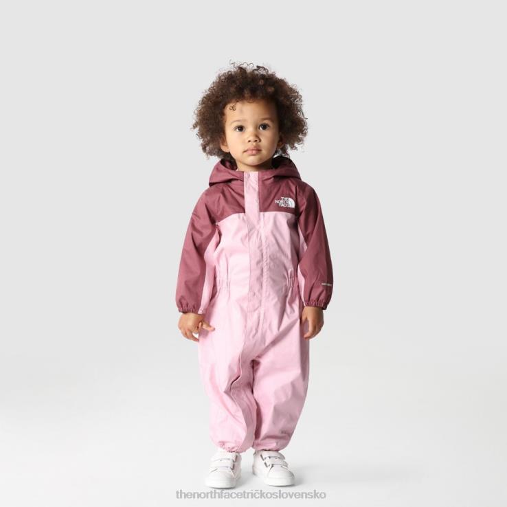 HLH082058 cameo ružová The North Face baby zimný dážď jeden kus