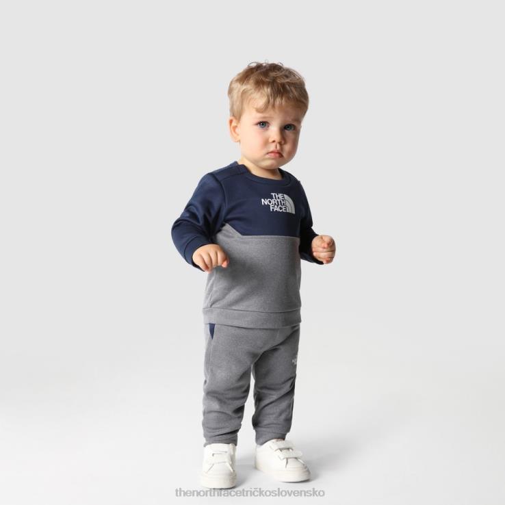 HLH082062 vrcholové námorníctvo The North Face baby Surgent crew 2 dielna sada