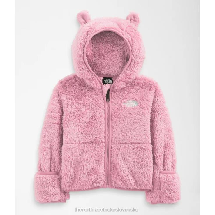 HLH085282 cameo ružová The North Face mikina s kapucňou na zips pre bábätko