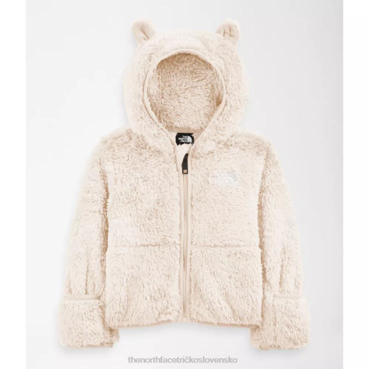 HLH085284 biely The North Face mikina s kapucňou na zips pre bábätko