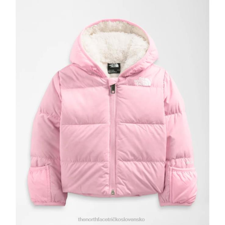 HLH085301 cameo ružová The North Face detská severná bunda s kapucňou
