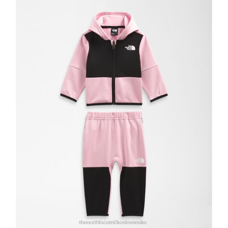 HLH085340 cameo ružová The North Face detská zimná teplá súprava