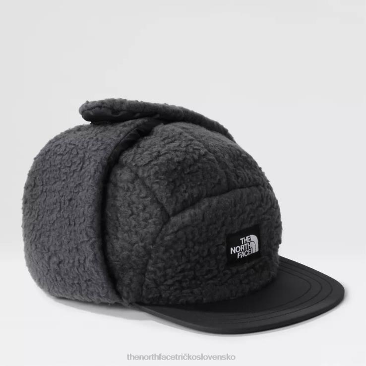 HLH081542 sivá The North Face mládežnícky lesný fleece traper klobúk