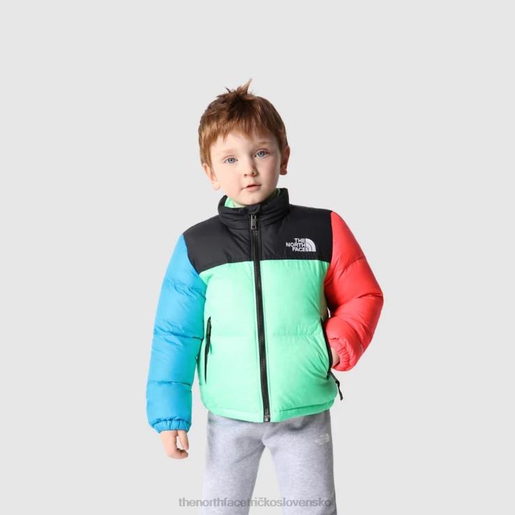 HLH081830 chlorofylová zelená The North Face detská retro bunda z roku 1996