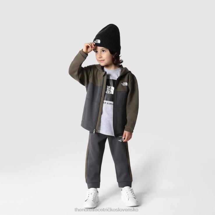 HLH082049 nová taupe zelená The North Face detská súprava 2 dielna flákačka