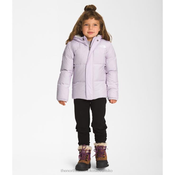 HLH085297 levanduľová hmla The North Face detská severná bunda s kapucňou