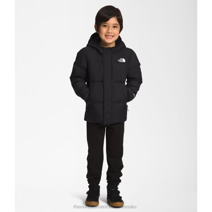 HLH085299 čierna The North Face detská severná bunda s kapucňou