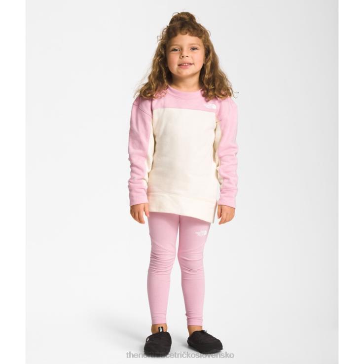 HLH085342 cameo ružová The North Face detská súprava posádok a legín