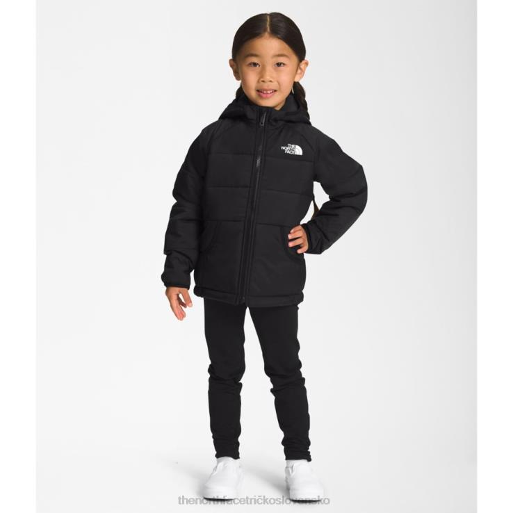 HLH085899 sivá The North Face detská obojstranná perritová bunda s kapucňou
