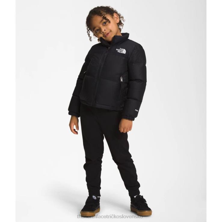 HLH085934 čierna The North Face detská retro nuptse bunda z roku 1996 nová