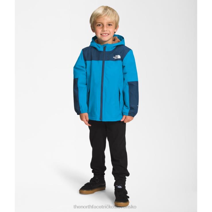 HLH085986 Modrá The North Face detská teplá bunda do dažďa