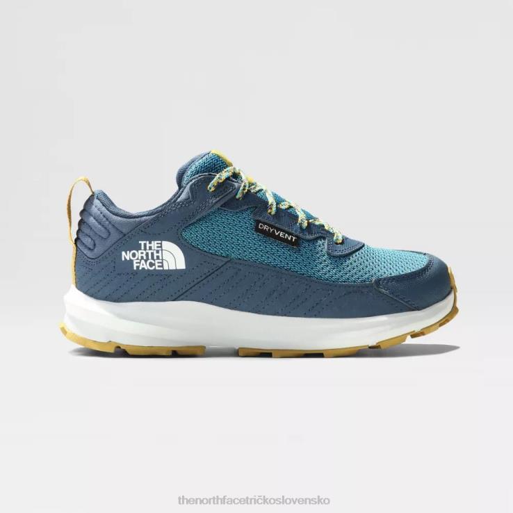HLH081415 modro-tienistá modrá The North Face mládežnícky fastpack nepremokavá turistická obuv modrá tieňová modrá