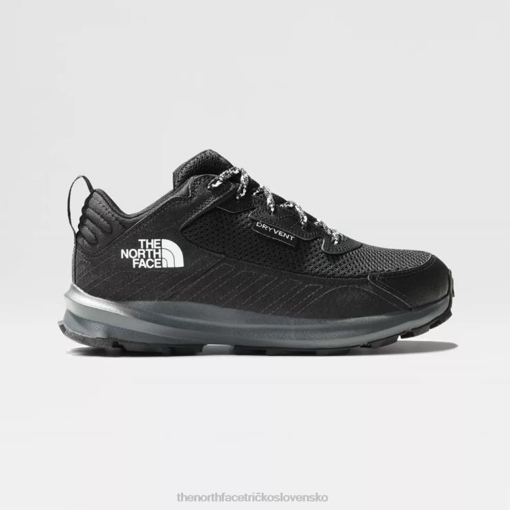 HLH081417 čierna The North Face mládeže fastpack nepremokavé turistické topánky
