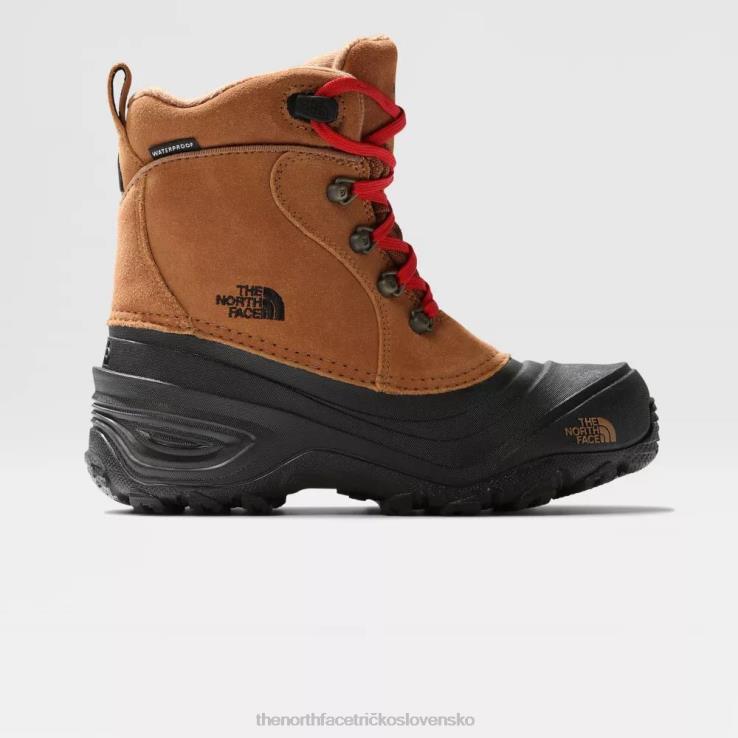 HLH081 pražená hnedá The North Face teens chilkat lace ii turistické topánky