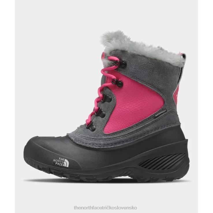 HLH083171 sivá The North Face extrémne topánky pre mládež shellista