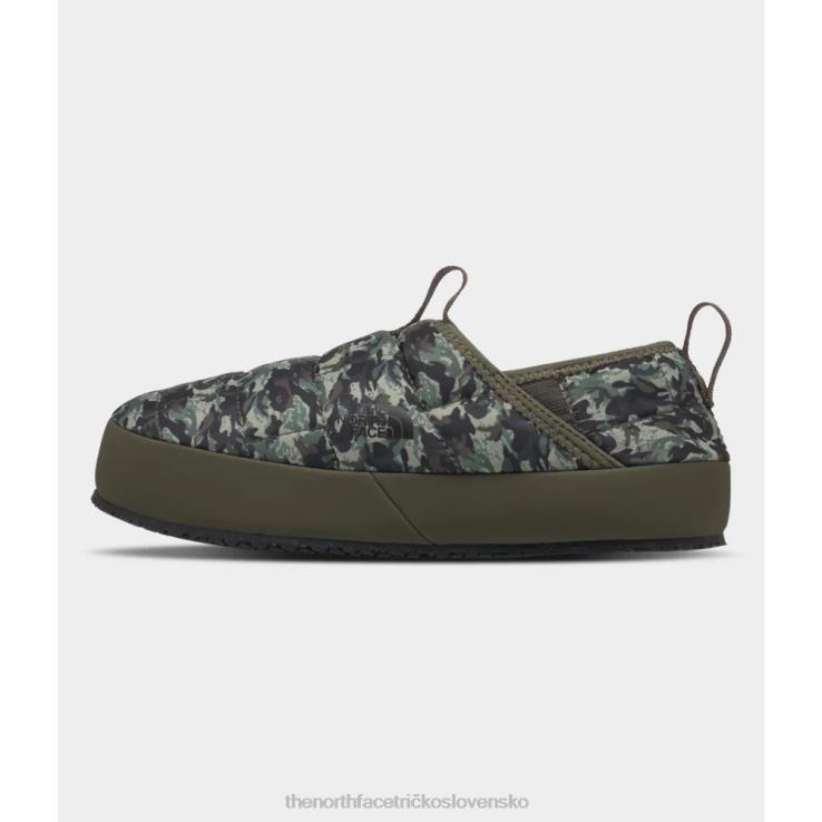 HLH083198 taupe zelená The North Face mládežnícke termobalové trakčné ii muly