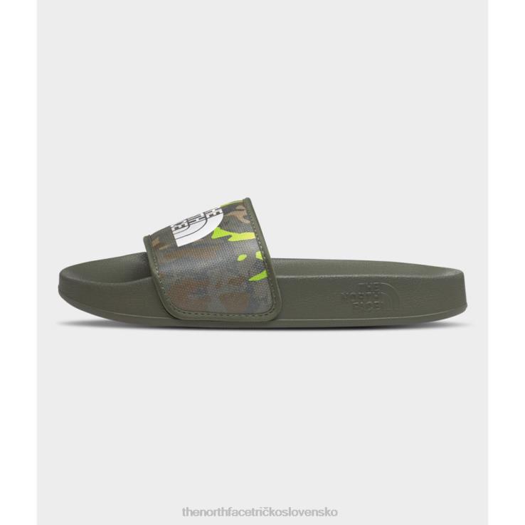 HLH083480 nová taupe zelená The North Face mládežnícky základný tábor iii šmykľavky