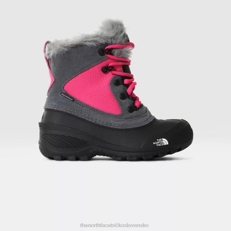 HLH083 sivá The North Face tínedžerské extrémne snehové topánky shellista