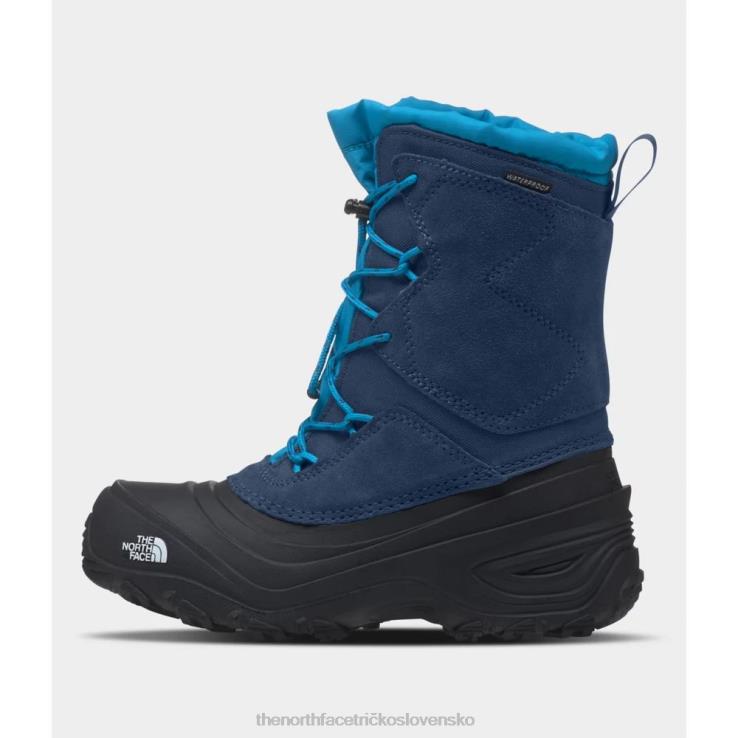HLH084634 tienisté modré The North Face nepremokavé čižmy pre mládež alpenglow v