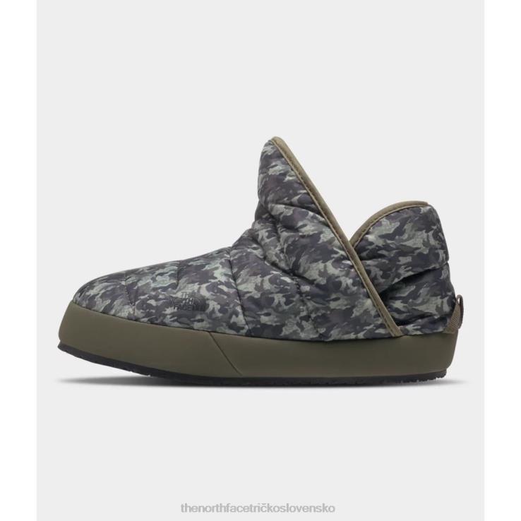 HLH084644 taupe zelená The North Face mládežnícke termobalové trakčné topánky
