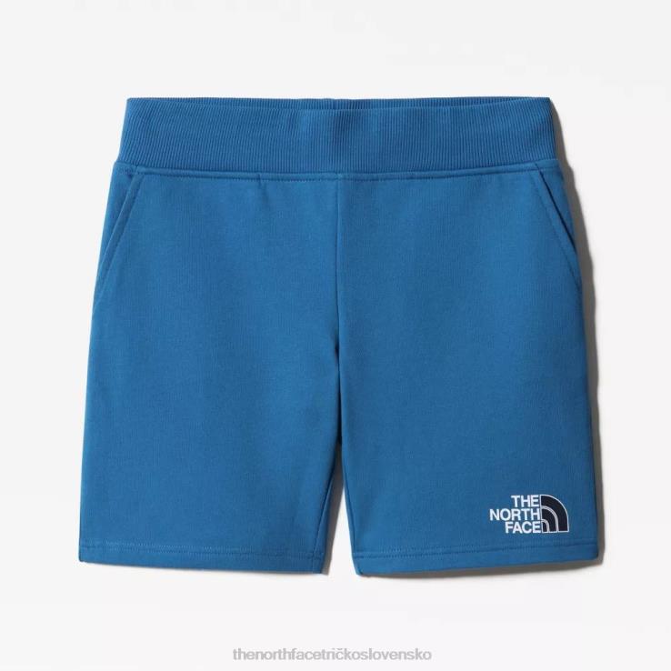 HLH081485 banff blue The North Face tínedžeri nakreslili špičkové ľahké šortky