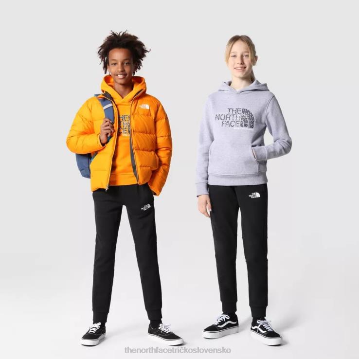 HLH081986 čierna The North Face tínedžerskí flákači bežci
