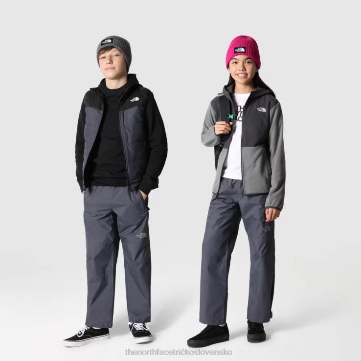 HLH082000 sivá The North Face tínedžerské nohavice do dažďa antora