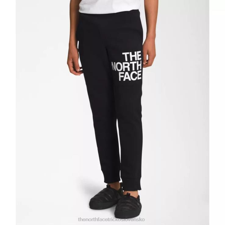 HLH085336 čierna The North Face chlapčenské táborové fleecové joggery