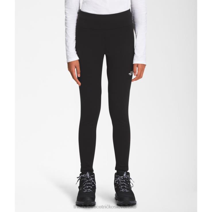 HLH085894 čierna The North Face dievčenské zimné teplé pančušky
