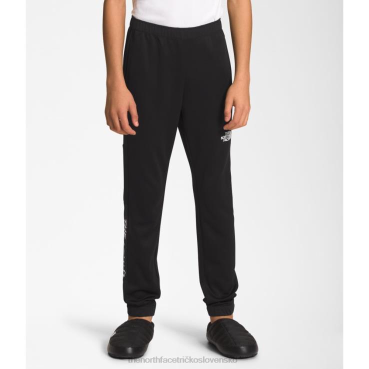 HLH085963 čierna The North Face chlapci nikdy neprestanú pliesť tréningové nohavice