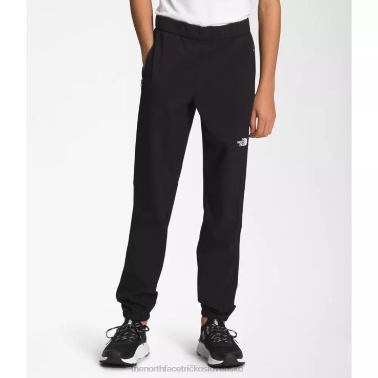 HLH085965 čierna The North Face chlapci na horských nohaviciach