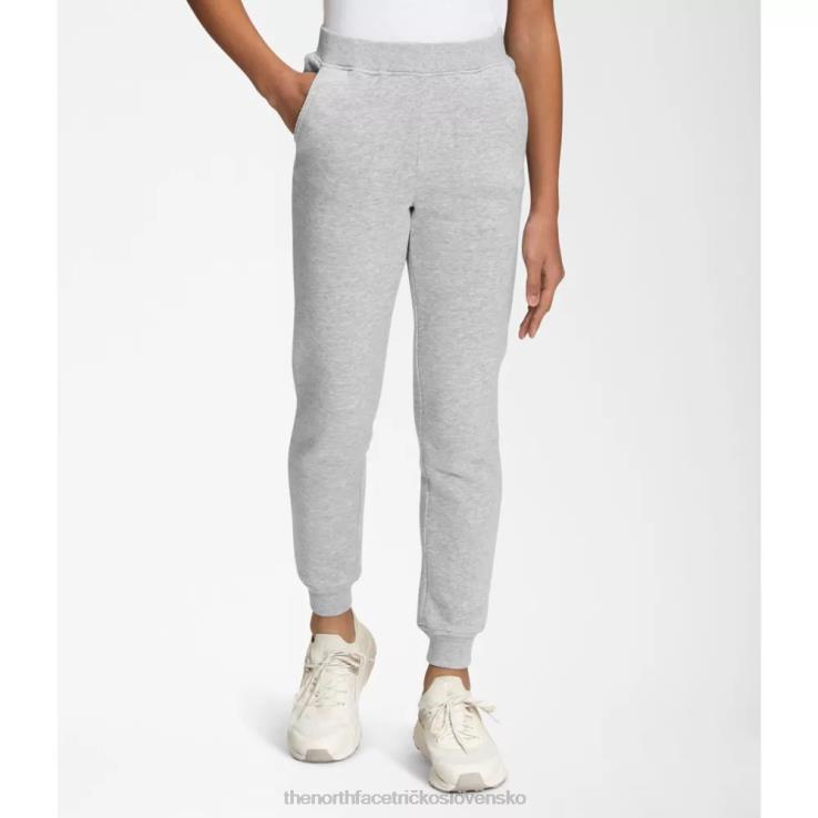 HLH086265 sivá The North Face dievčenské táborové fleecové joggery