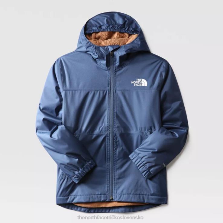 HLH081836 tienisté modré The North Face chlapčenská teplá bunda do dažďa