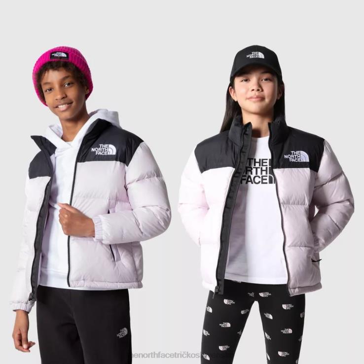 HLH081849 levanduľová hmla The North Face tínedžerská retro bunda z roku 1996