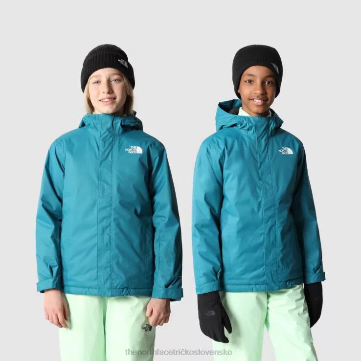 HLH081963 prístavná modrá The North Face tínedžerská zateplená bunda snowquest