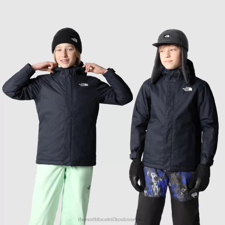 HLH081965 čierna The North Face tínedžerská zateplená bunda snowquest