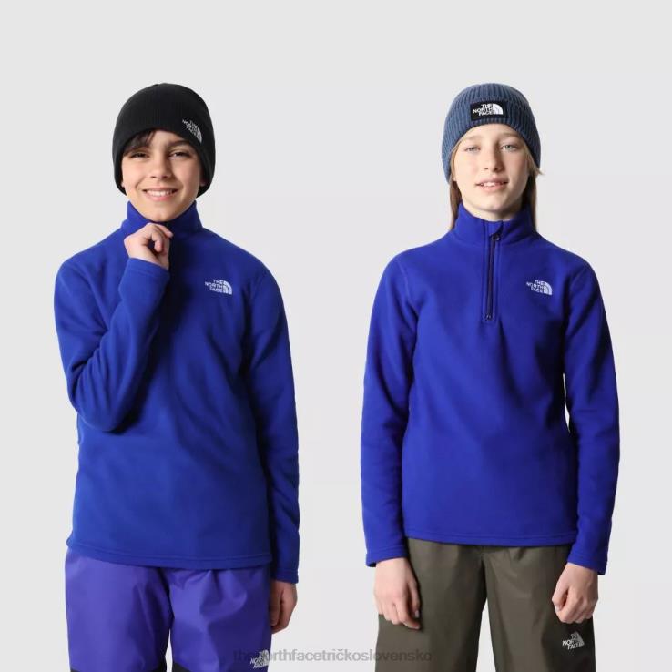 HLH081972 lapis modrý The North Face tínedžerské ľadovcové rúno