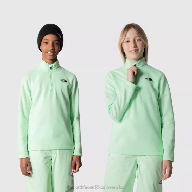 HLH081973 patinovaná zelená The North Face tínedžerské ľadovcové rúno