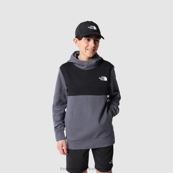 HLH081980 sivá The North Face Chlapčenská mikina s kapucňou