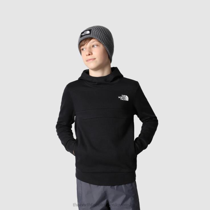 HLH081981 čierna The North Face Chlapčenská mikina s kapucňou