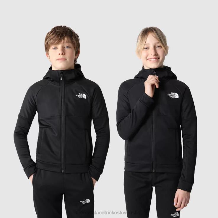 HLH081990 čierna The North Face Chlapčenská tréningová mikina s kapucňou