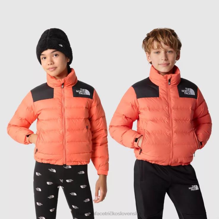 HLH082287 emberglow pomaranč The North Face mládežnícka masívna bunda