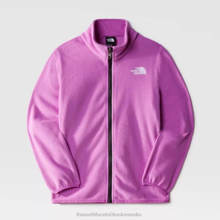 HLH082290 sladká fialka The North Face mládež emilio celorozopínací fleece