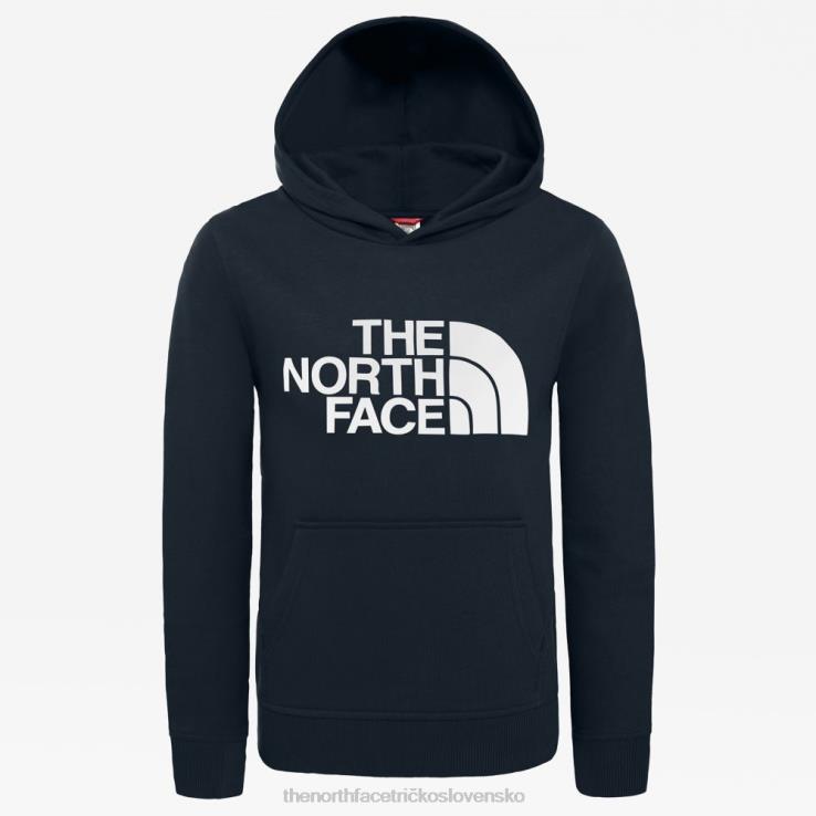 HLH082293 vrcholové námorníctvo The North Face mládežnícka nová mikina s kapucňou