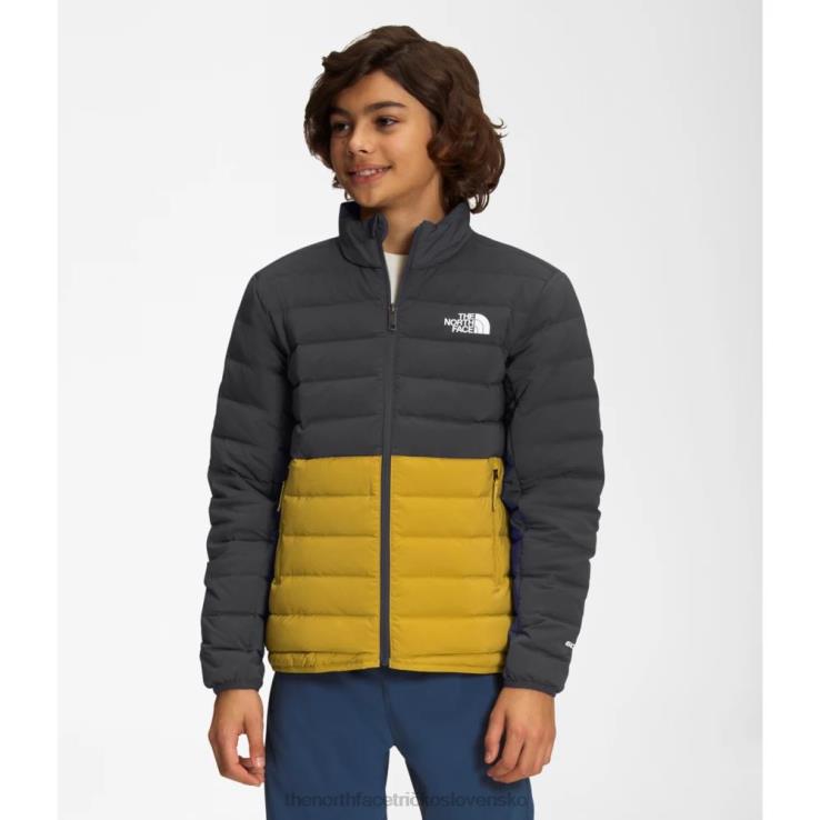 HLH085306 sivá The North Face Chlapčenská belleview naťahovacia páperová bunda
