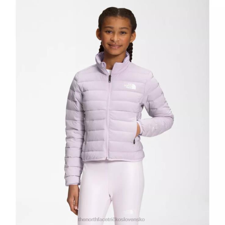 HLH085310 levanduľová hmla The North Face dievčenská belleview naťahovacia páperová bunda