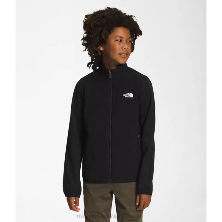 HLH085367 čierna The North Face tínedžerský zimný teplý hybridný zips