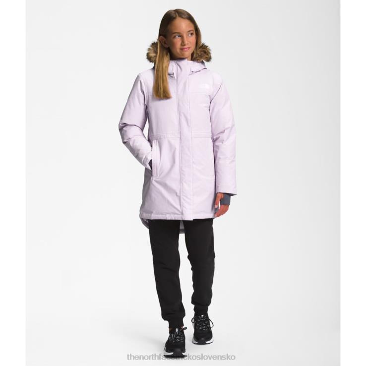 HLH085875 levanduľová hmla The North Face dievčenská arktická parka
